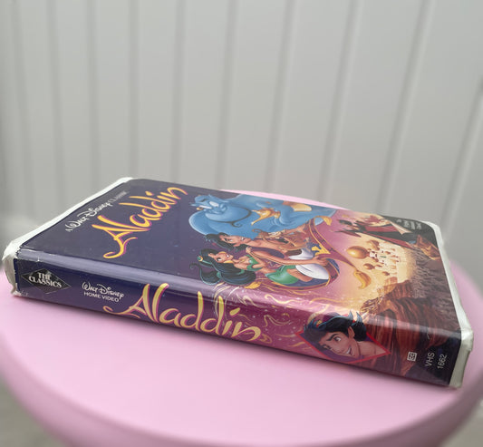 Walt Disney's Aladdin - VHS - Black Diamond Classic #1662 - Pre-Owned - Good Con