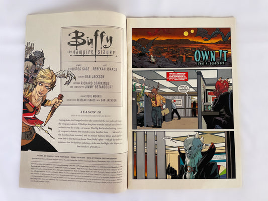 2016 Buffy the Vampire Slayer Comic Book - Dark Horse Comic Season 10 #29