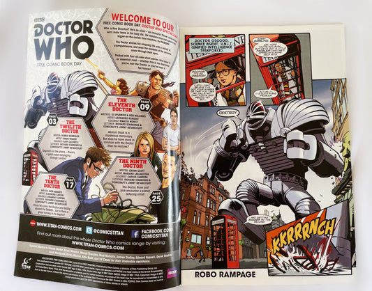 2016 Dr Who - Four Doctors - Free Comic Book Day