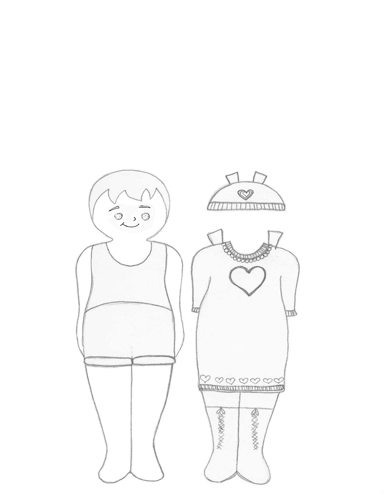 Estrella - This is Estrella. She loves poetry and is writing her own book of poems. Estella can share clothes with Meadow!