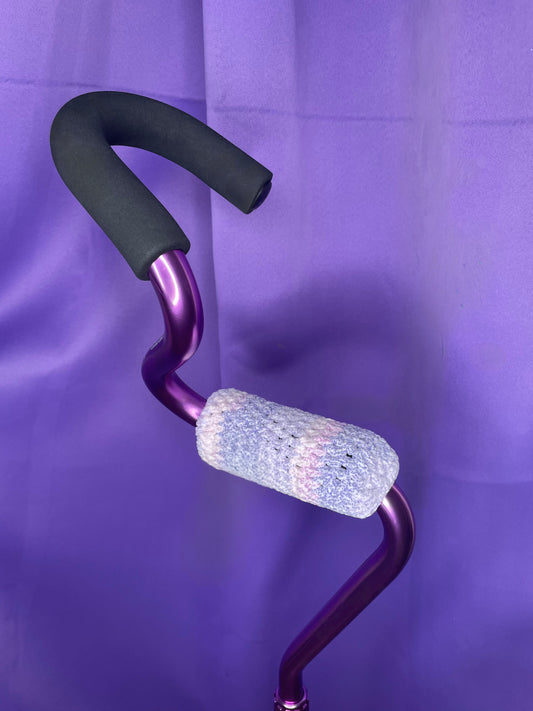 Custom Extra Soft Crochet Mobility Device Hand Grips