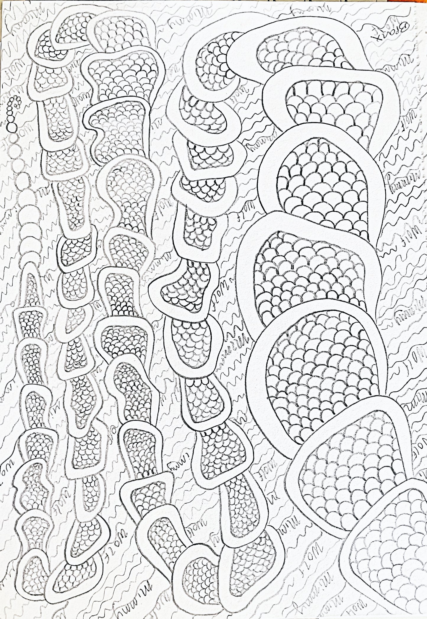 Mimmy Wolf Coloring Page - MMW Fun Art 002