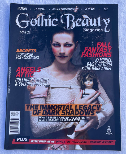 Gothic Beauty Magazine Issue 37 - The Immortal Legacy of Dark Shadows