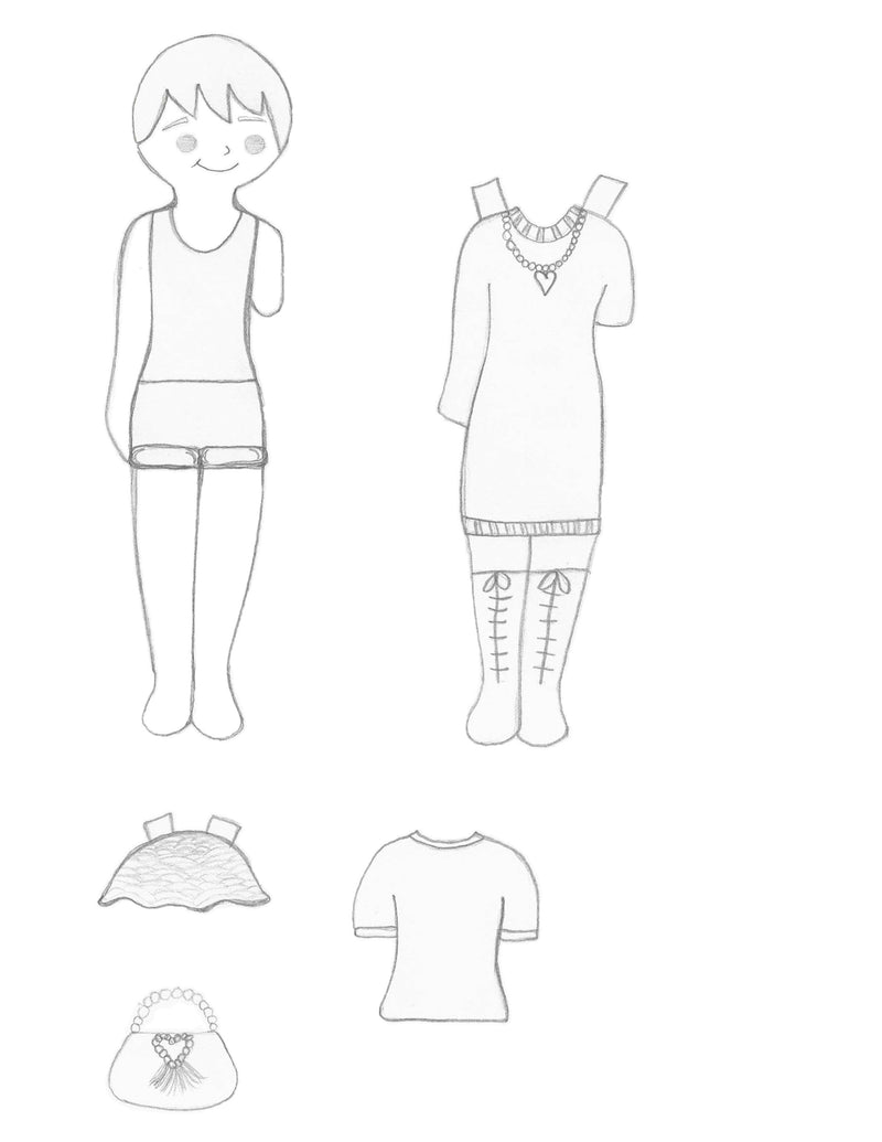 Inhelica - This is Inhelica, they love math, science and board games. Inhelic can share clothes with Tink and Toby!