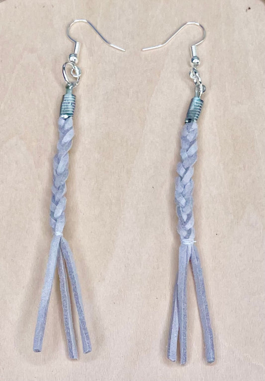 Braided in Stone Necklace and Earrings Set