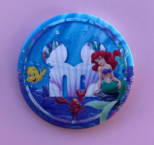 Disney Mouse4Life - Little Mermaid 3" Pin - Button - Extremely Rare! image 0