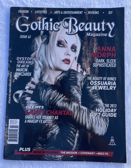 Gothic Beauty Magazine Issue 42 - Face Off's Laney Chantal - Anna Morph Clothing image 0