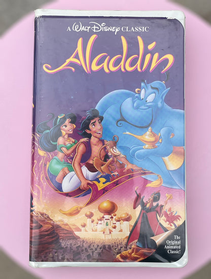 Walt Disney's Aladdin - VHS - Black Diamond Classic #1662 - Pre-Owned - Good Con