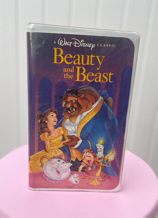 Walt Disney's Beauty and the Beast - VHS - Black Diamond Classic - Vintage!