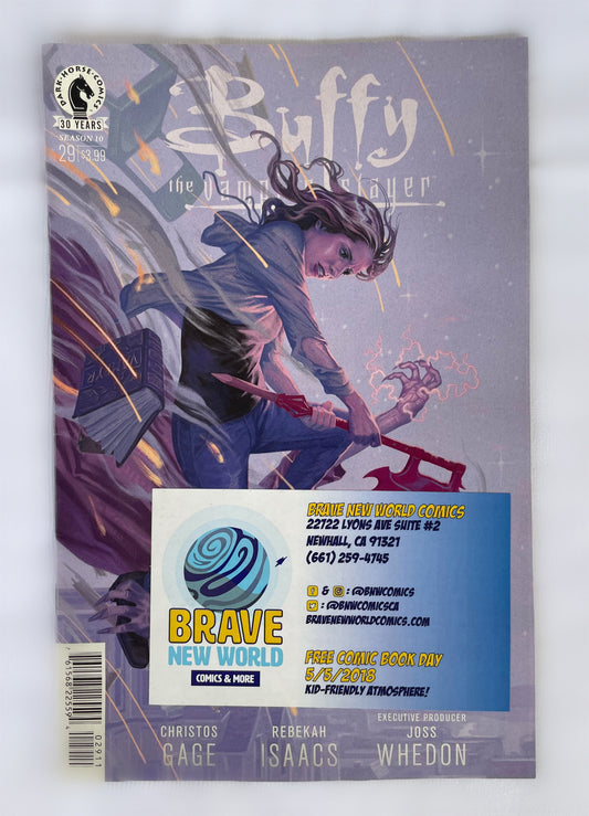 2016 Buffy the Vampire Slayer Comic Book - Dark Horse Comic Season 10 #29