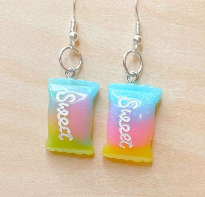 Sunset Lemonade Sweets Candy Earrings