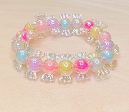 Happy Rainbow Candy Iridescent Bracelet
