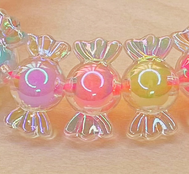Happy Rainbow Candy Iridescent Bracelet