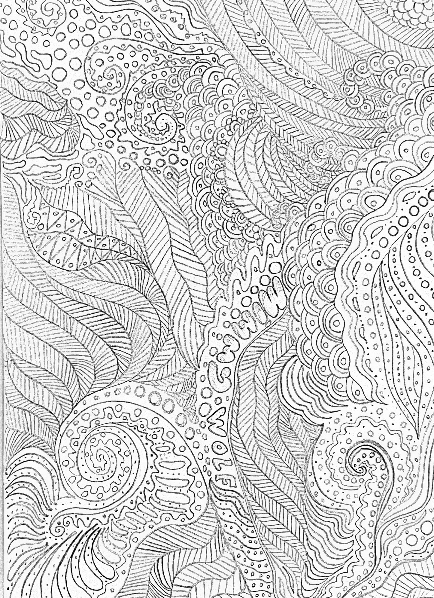 Mimmy Wolf Coloring Page - MMW Fun Art 001