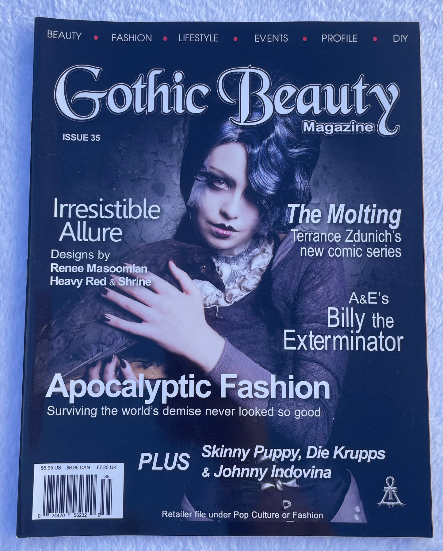 Gothic Beauty Magazine Issue 35 - Apocalyptic Fashion, The Molting, Skinny Puppy