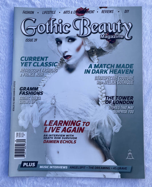 Gothic Beauty Magazine Issue 39 - Learning to Live Again Damien Echols