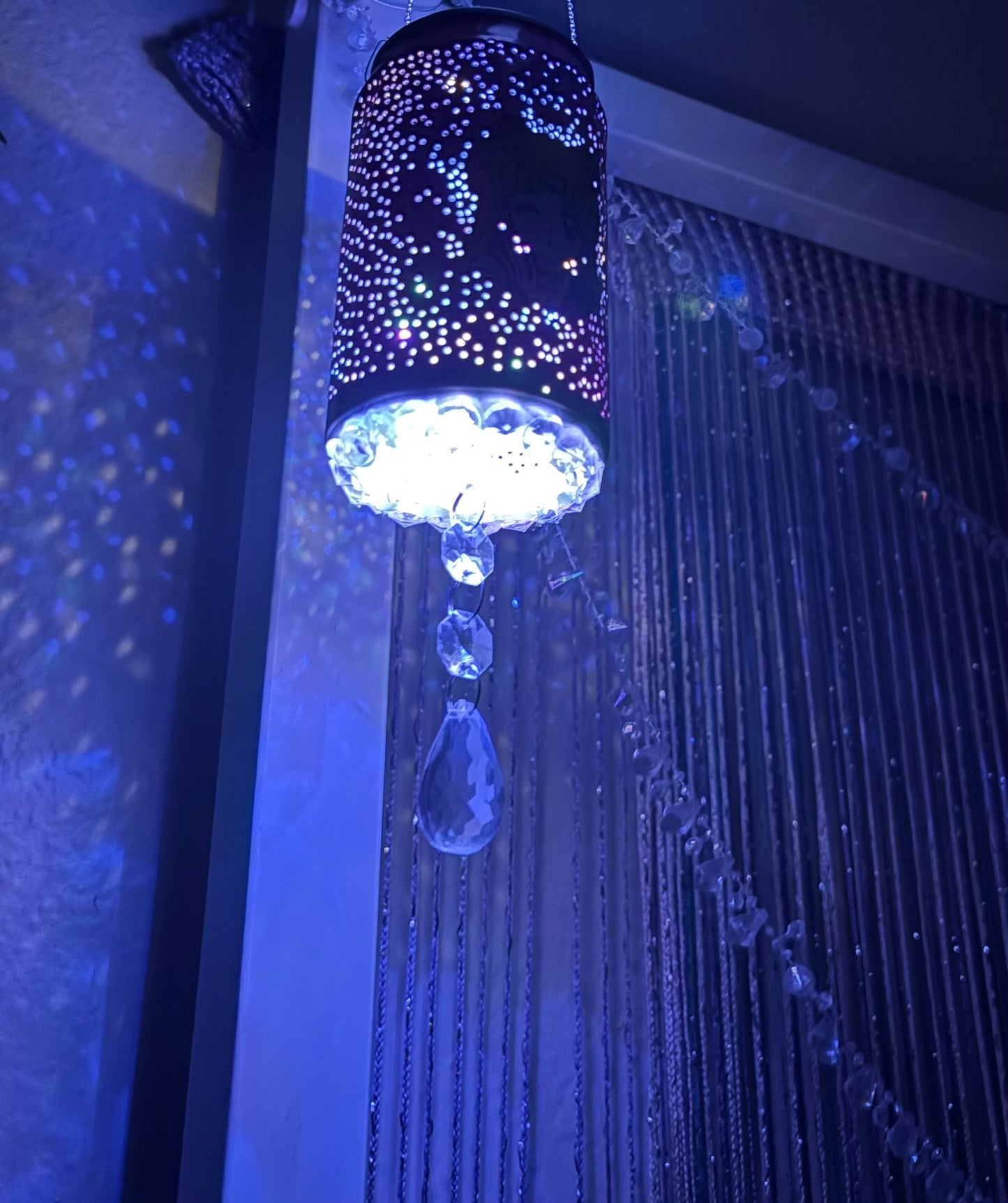 Today's Featured Product! Upcycled Anime Soda Can Chandelier with Rainbow Lights