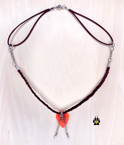 Braids, Chains and Tunes Necklace