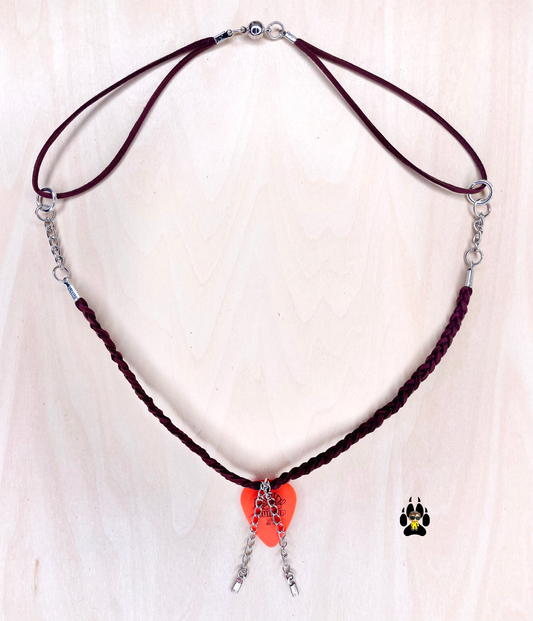 Braids, Chains and Tunes Necklace