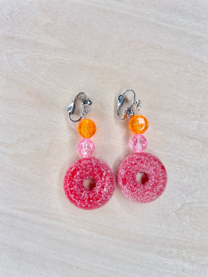 Gummy Ring Party Earrings