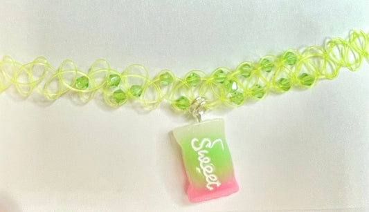 Summer Punch Faux Candy Choker Necklace