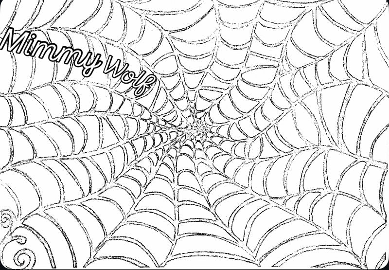 Mimmy Wolf Spider Web - Fancy Letters