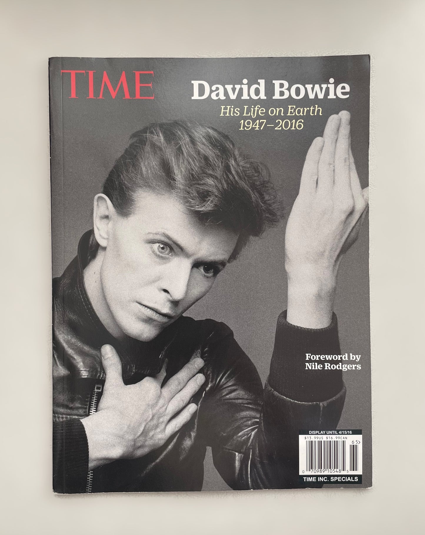 Time Special David Bowie 1947-2016 His Life On Earth 2016