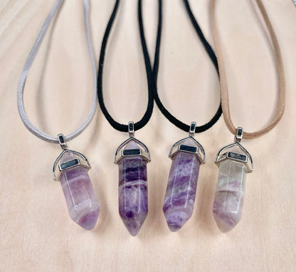 Resin Stones on Faux Suede Cord