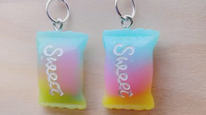 Sunset Lemonade Sweets Candy Earrings