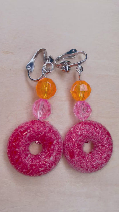 Gummy Ring Party Earrings