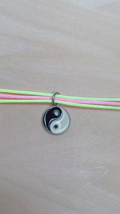 Yin & Yang 90's Style Necklace