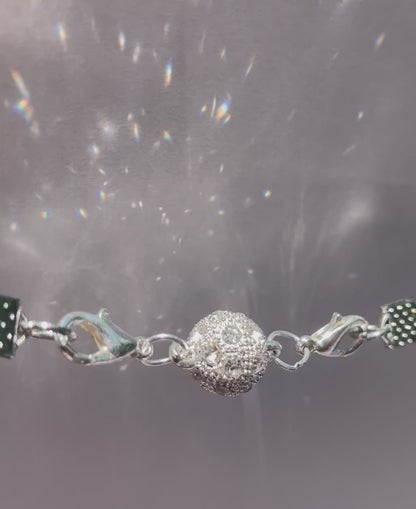 Delicate soft studded magnetic Choker